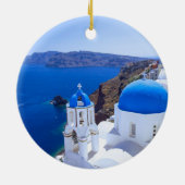 Santorini Keramisch Ornament (Achterkant)