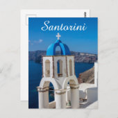 Santorini kerk briefkaart (Voorkant / Achterkant)