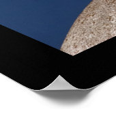 Santorini-kerken. Poster door cARTerART (Hoek)