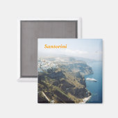 Santorini keukenmagneet magneet (Voorkant / Achterkant)