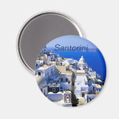 Santorini koelkastmagneet magneet (Voorkant / Achterkant)