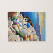 Santorini landschap legpuzzel (Horizontaal)