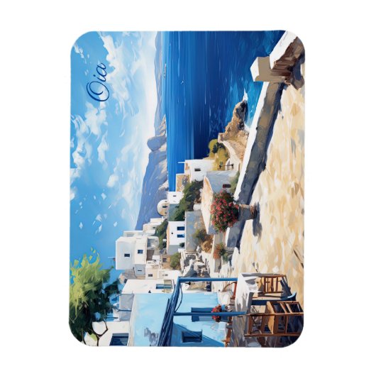 Santorini Magneet (Verticaal)