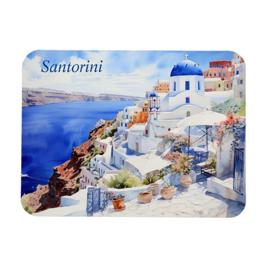 Santorini Magneet (Horizontaal)
