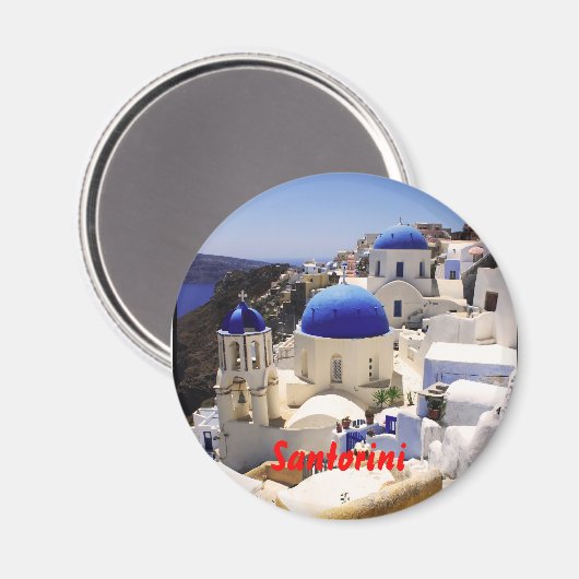 Santorini magneet (Voorkant / Achterkant)