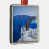 Santorini Metalen Ornament (Rechts)