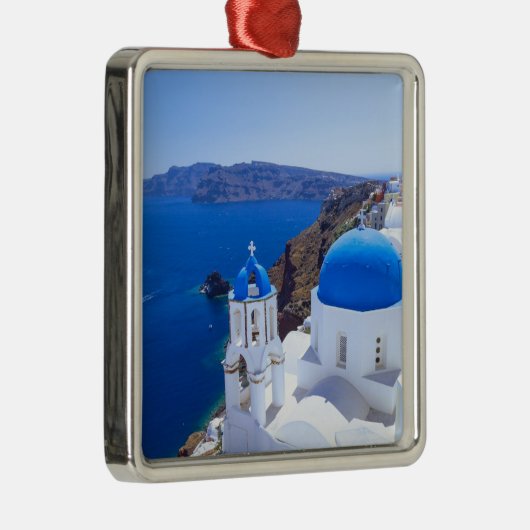 Santorini Metalen Ornament (Rechts)