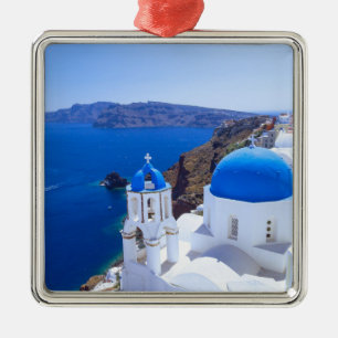 Santorini Metalen Ornament