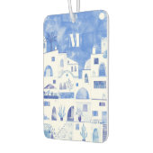 Santorini Monogram Waterverf Kunst Luchtverfrisser (Links)