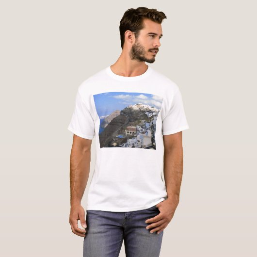 Santorini Mountainside T-shirt (Voorkant volledig)