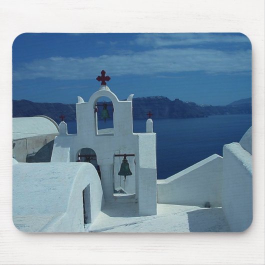 Santorini Mousepad Griekenland Muismat (Voorkant)