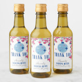 Santorini Musical Bougainvillea Bachelorette Wijn Etiket (Flessen)