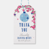 Santorini Musical Bougainvillea vrijgezellenfeest Cadeaulabel (Voorkant)