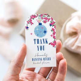 Santorini Musical Bougainvillea vrijgezellenfeest Cadeaulabel