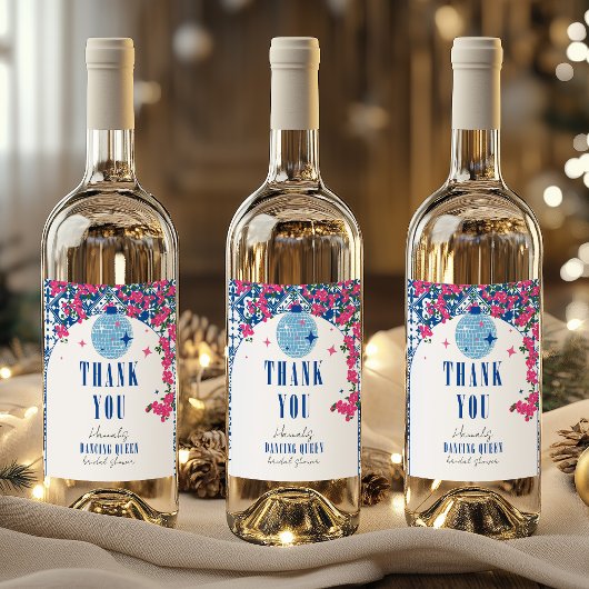 Santorini Musical Bougainvillea vrijgezellenfeest Wijn Etiket