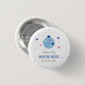 Santorini Musical disco bachelorette Ronde Button 3,2 Cm (Voorkant /achterkant)