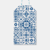 Santorini Muzikale Bougainvillea bruidsdouche Cadeaulabel (Achterkant)