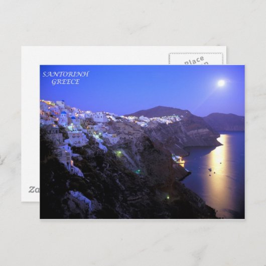 SANTORINI NIGHT BRIEFKAART (Voorkant / Achterkant)