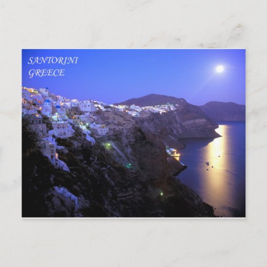 SANTORINI NIGHT BRIEFKAART (Voorkant)