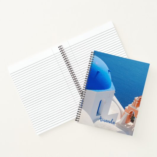 Santorini Notitieboek (Binnen)