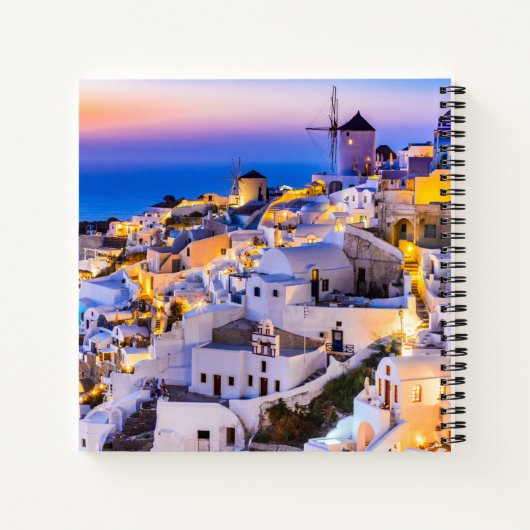 Santorini Notitieboek (Achterkant)