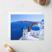 Santorini Notitiekaartje (Voorkant / Achterkant in situ)