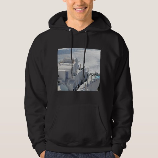 Santorini Ocean Hoodie (Voorkant)