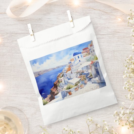 Santorini Oia Bedankzakje (Geknipt)