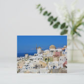 Santorini Oia Briefkaart (Staand voorkant)