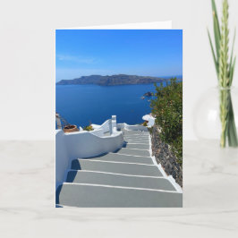 Santorini Oia Greece Fotografie Kaart