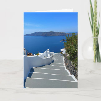 Santorini Oia Greece Fotografie Kaart