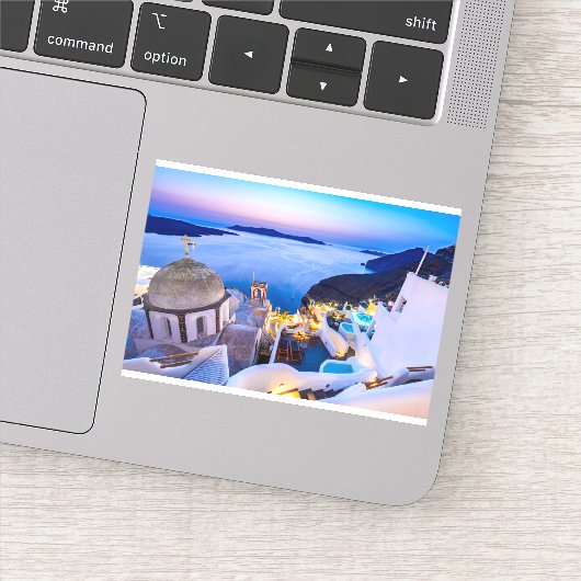 Santorini Oia Greece Sticker (Detail)