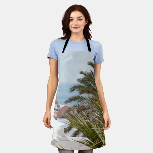 Santorini Oia Griekenland #2 #wall #art Schort (Gedragen)