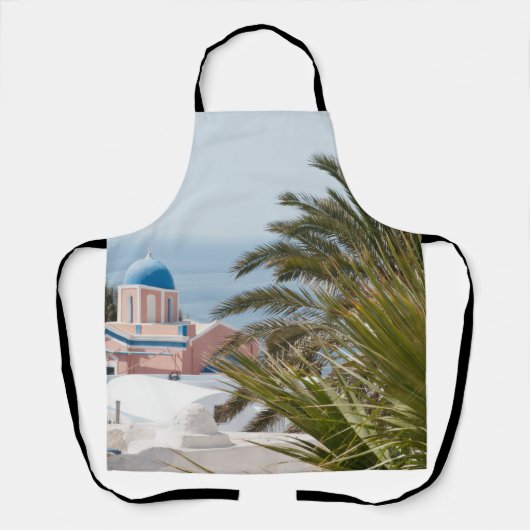 Santorini Oia Griekenland #2 #wall #art Schort (Voorkant)