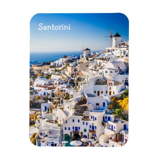 Santorini, Oia Magneet (Verticaal)