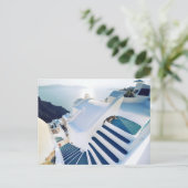Santorini Oia Steps, Griekenland Briefkaart (Staand voorkant)