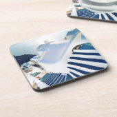 Santorini Oia Steps, Griekenland Drankjes Onderzetter (Linkerzijde)