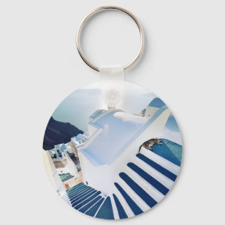 Santorini Oia Steps, Griekenland Sleutelhanger