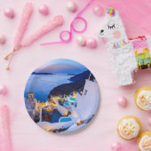 Santorini Papieren Bordje (Feest)