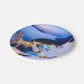 Santorini Papieren Bordje (Gekanteld)