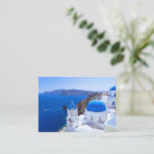 Santorini Plaatskaartje (Staand voorkant)