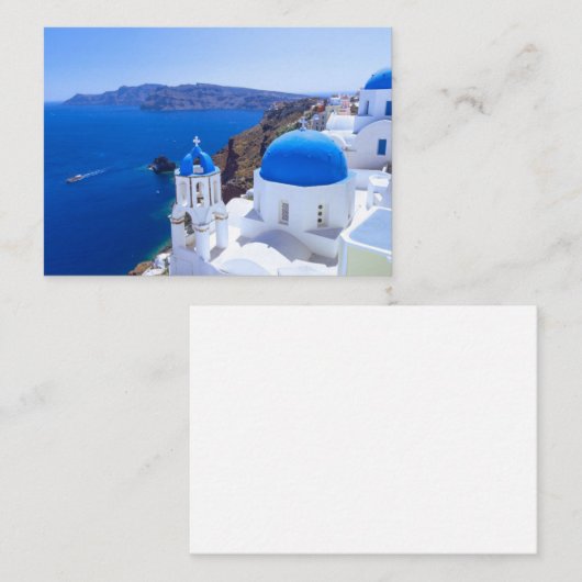 Santorini Plaatskaartje (Voorkant / Achterkant)