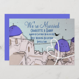Santorini Post Huwelijksfeest Kaart