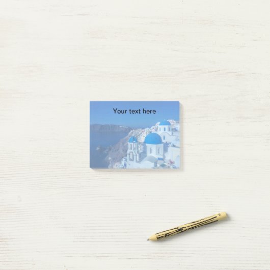 Santorini Post-it® Notes (Op bureau)