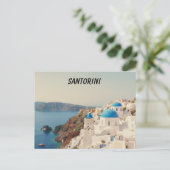 Santorini Postcard Briefkaart (Staand voorkant)