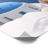 Santorini Poster (Hoek)