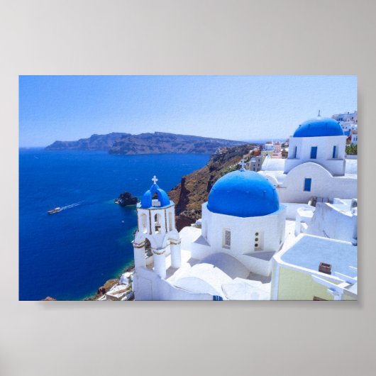 Santorini Poster (Voorkant)
