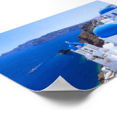 Santorini Poster (Hoek)