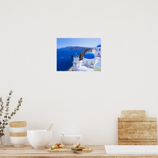 Santorini Poster (Keuken)