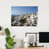 Santorini Poster (Thuiskantoor)